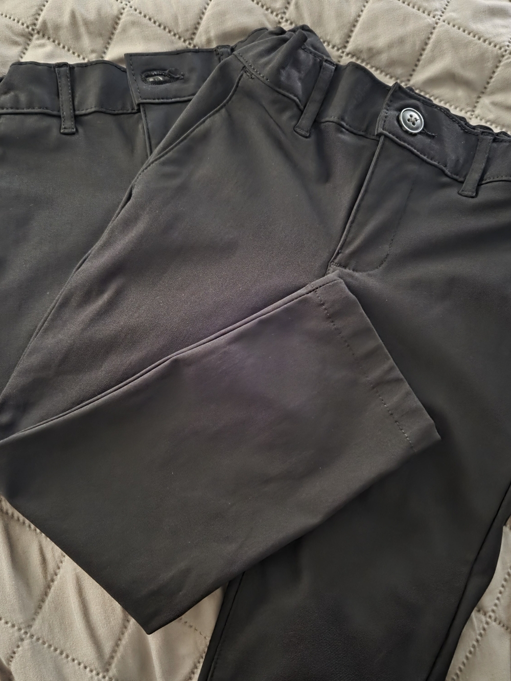 Place Boys Black Chinos - Stretch Classic